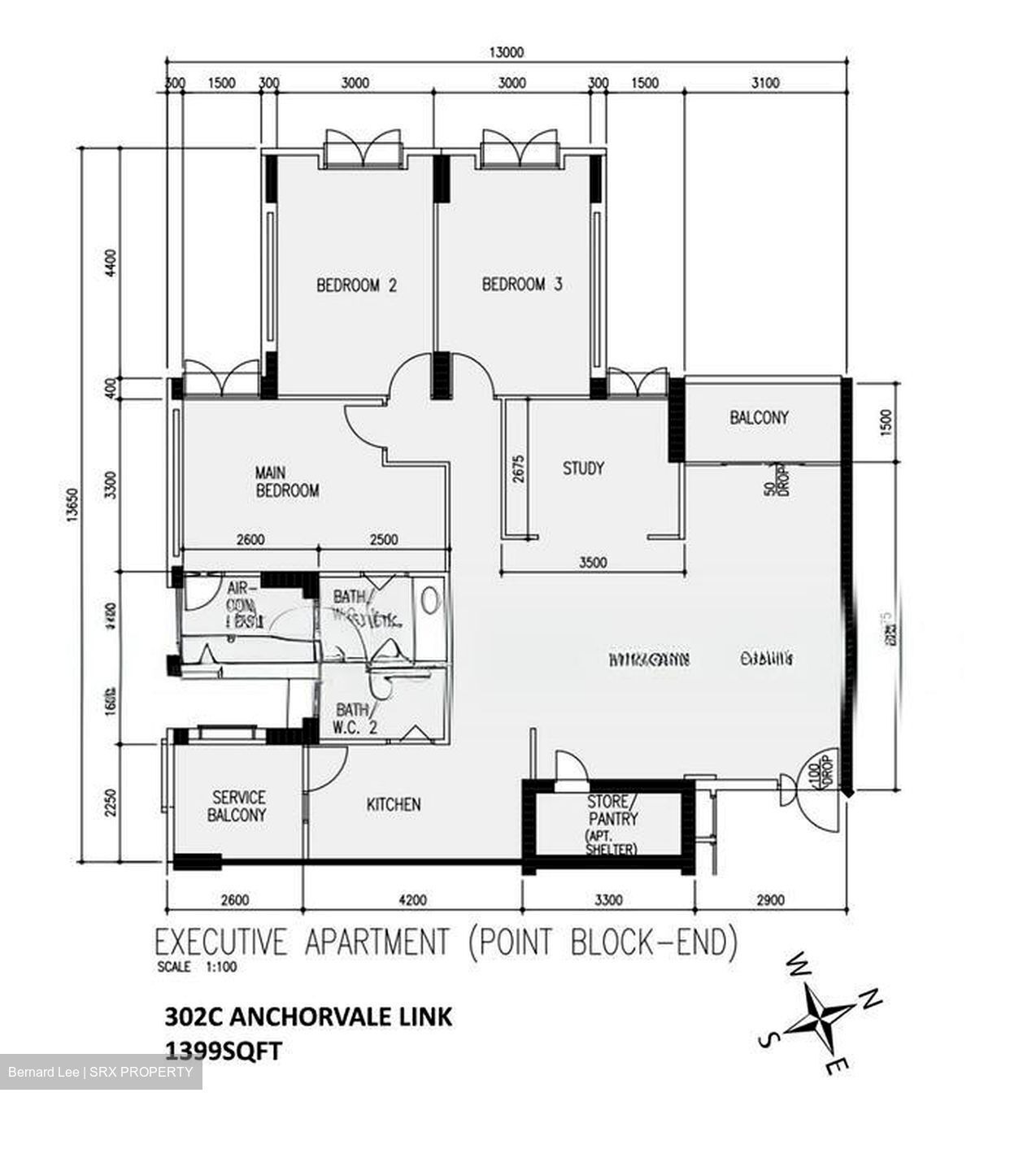 Blk 302C Anchorvale Court (Sengkang), HDB Executive #513988401